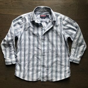 Vineyard Vines Boys Whale Button Front shi…
